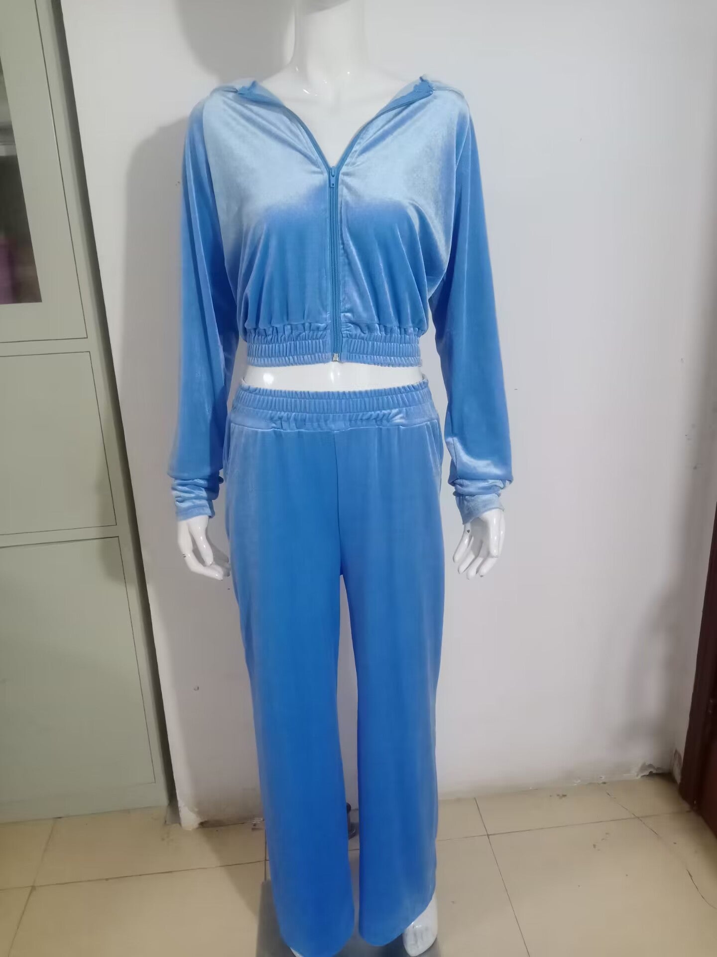 Hooded Casual Sweatshirt Suit Two-piece Set