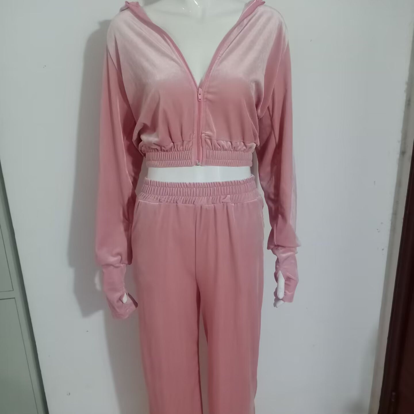 Hooded Casual Sweatshirt Suit Two-piece Set