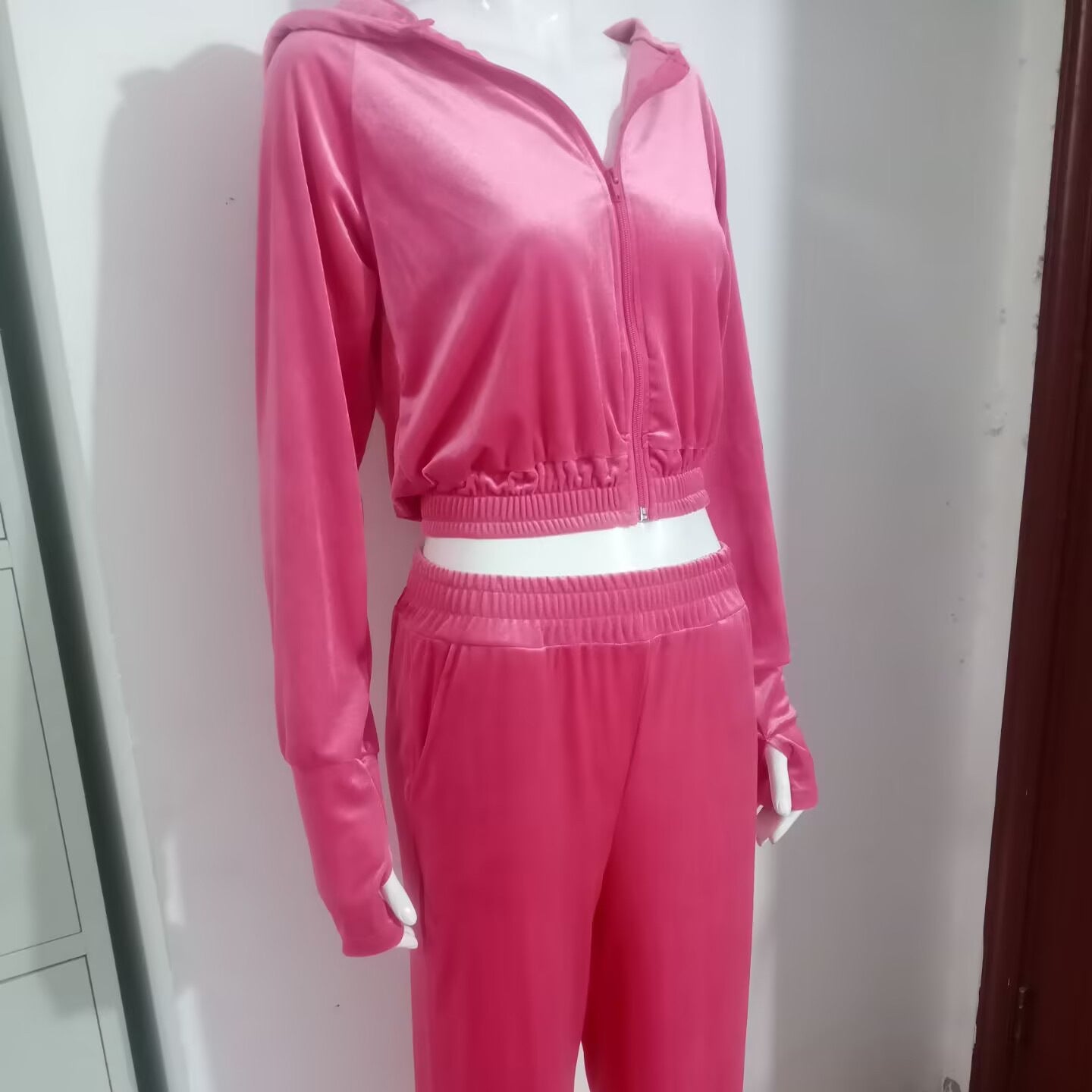 Hooded Casual Sweatshirt Suit Two-piece Set