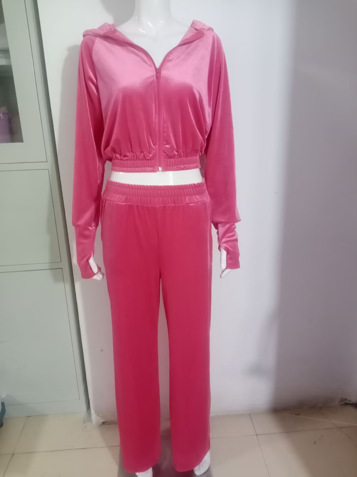 Hooded Casual Sweatshirt Suit Two-piece Set