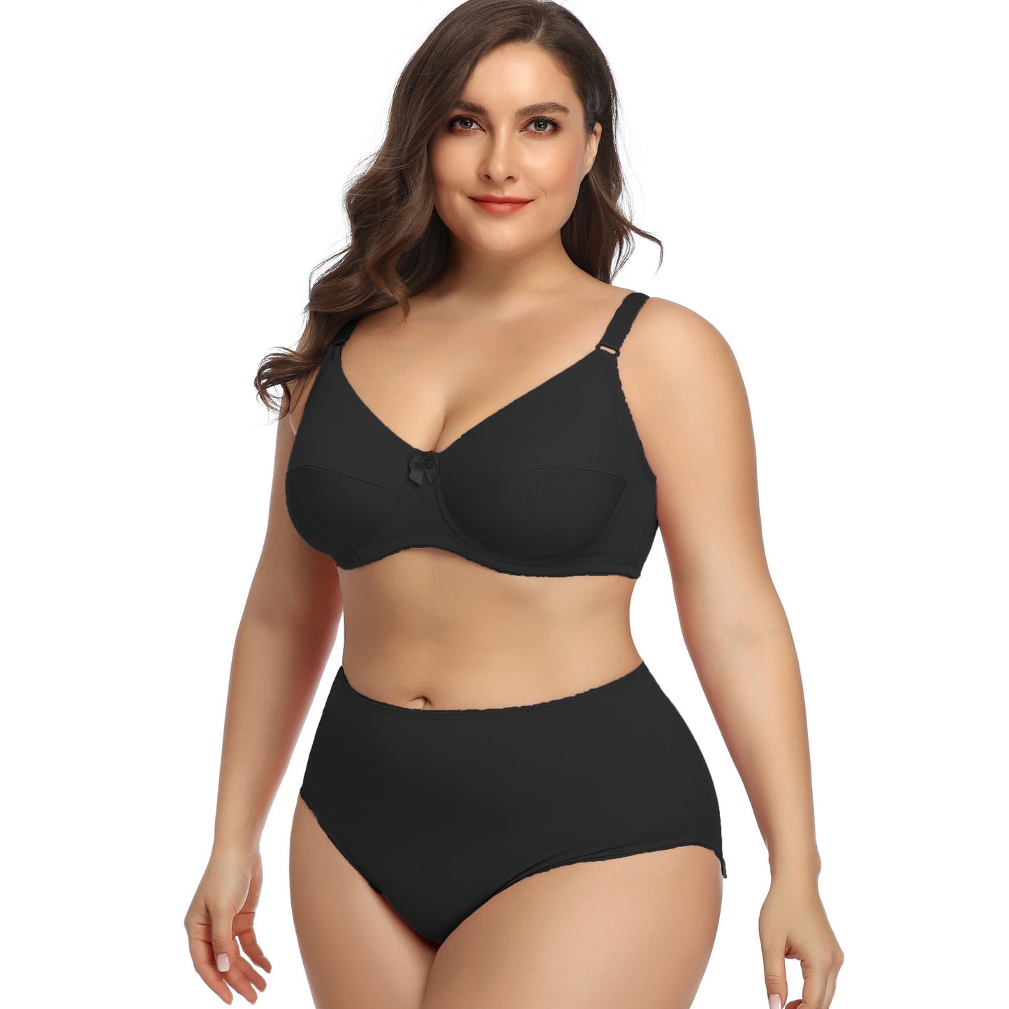 Comfortable Breathable Large Cup Glossy Bra