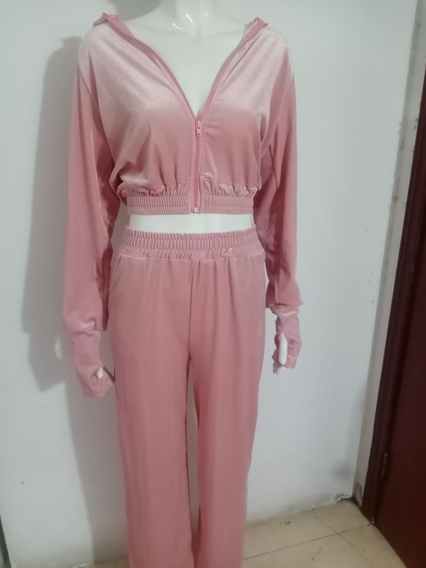 Hooded Casual Sweatshirt Suit Two-piece Set