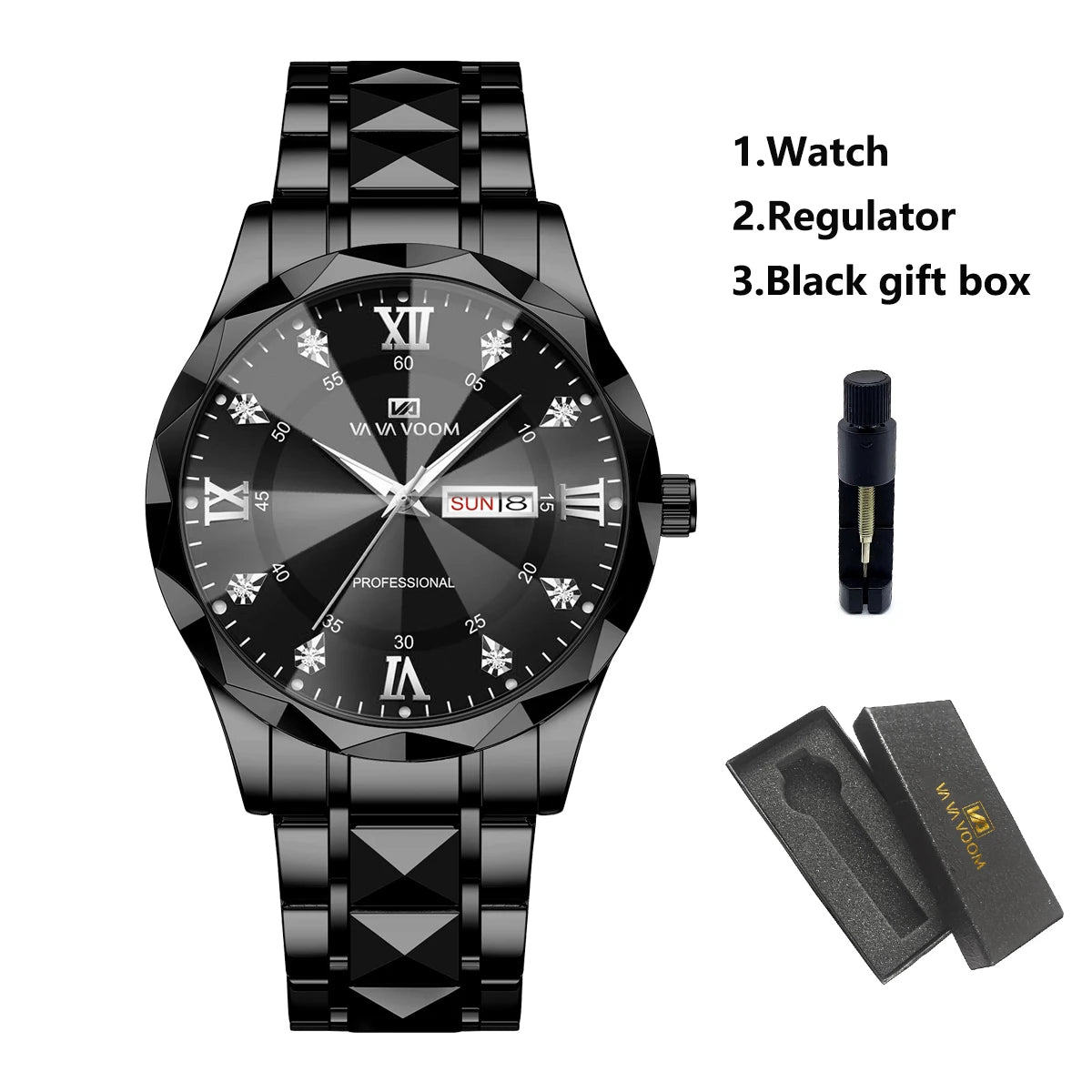 Men Diamond Luxury Watch