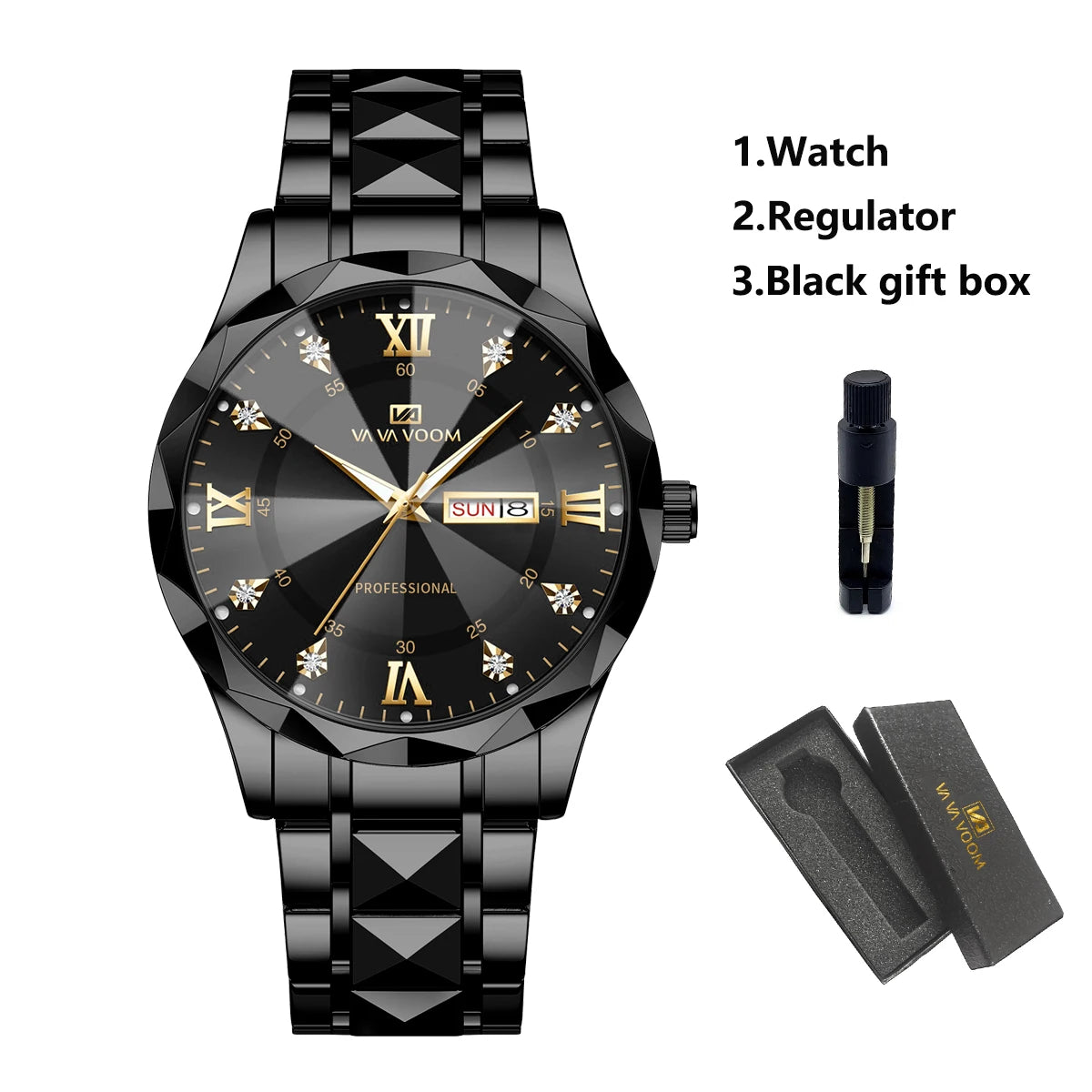 Men Diamond Luxury Watch
