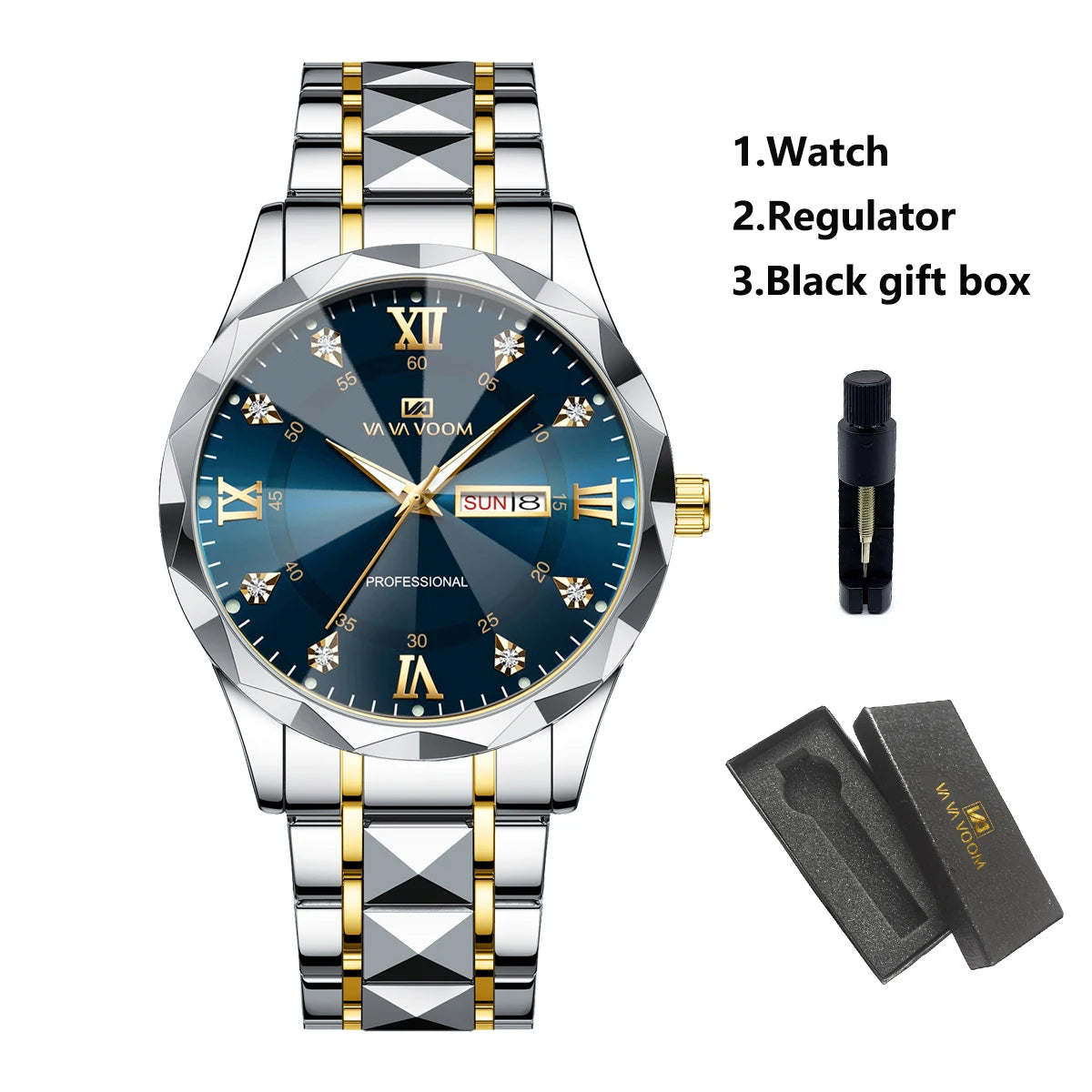 Men Diamond Luxury Watch