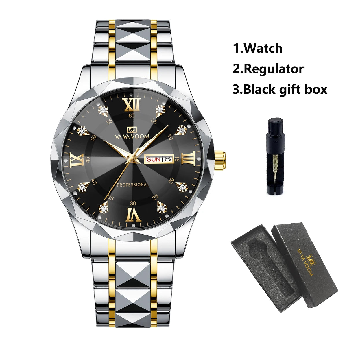 Men Diamond Luxury Watch