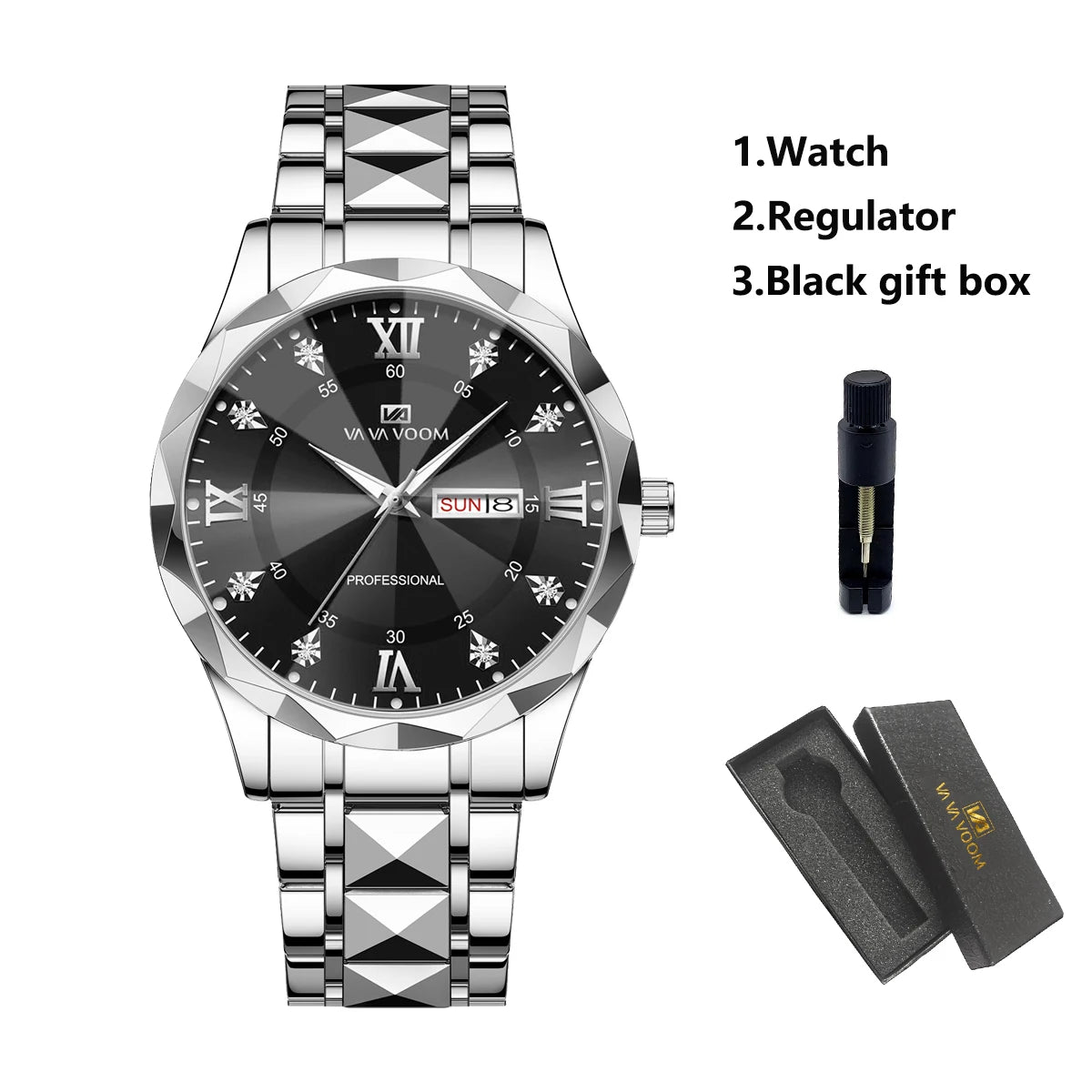 Men Diamond Luxury Watch