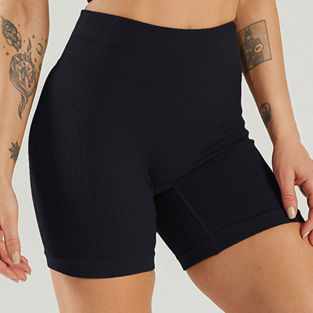 Seamless Knitted High Elastic Sports Underwear U Square Collar Yoga Suit