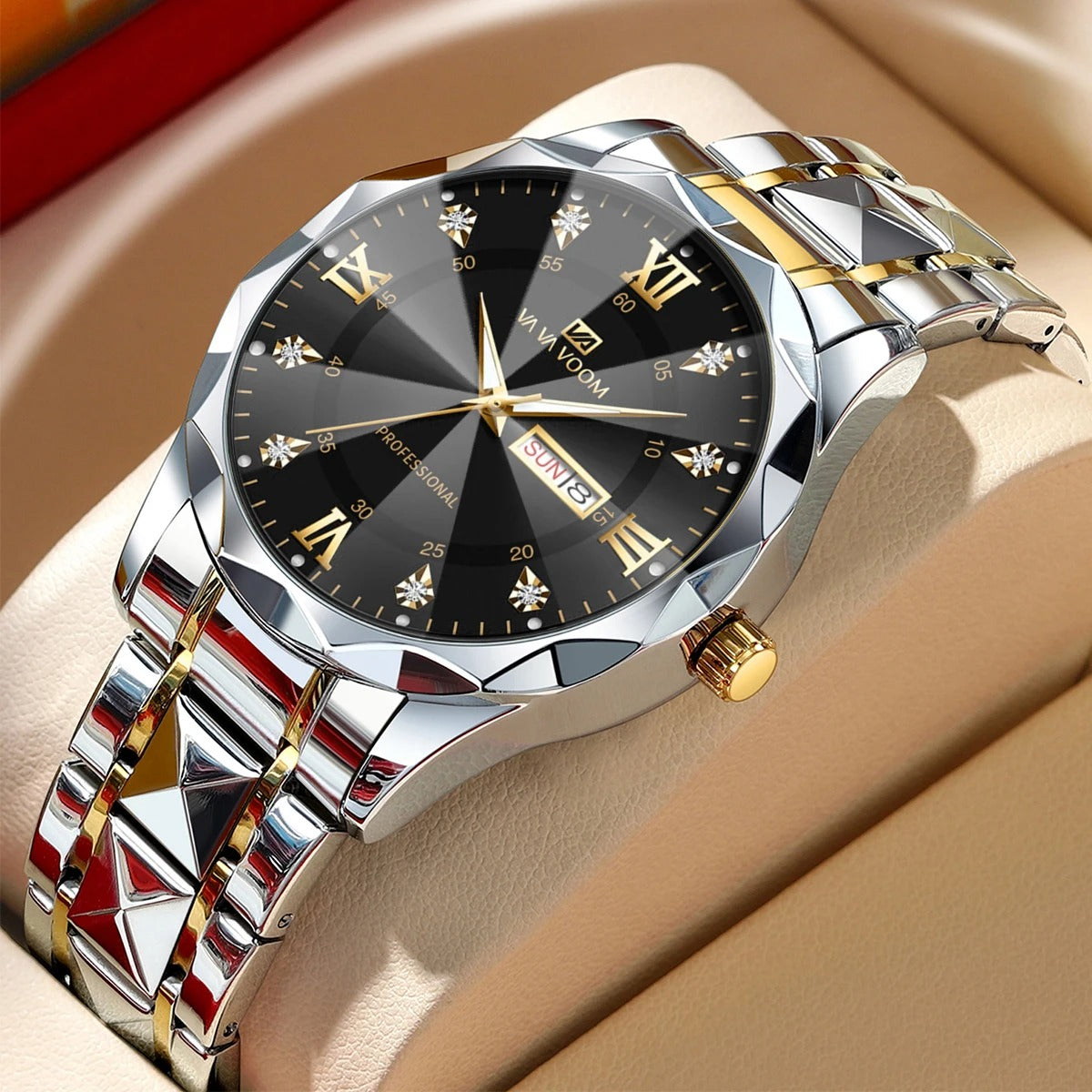 Men Diamond Luxury Watch