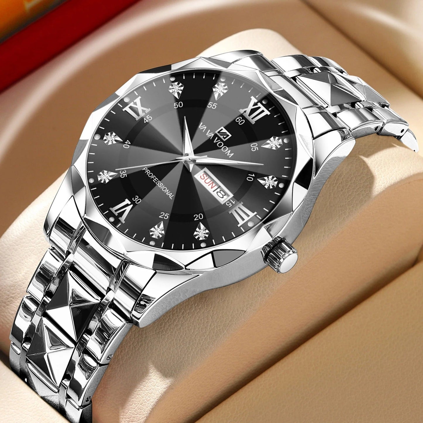 Men Diamond Luxury Watch